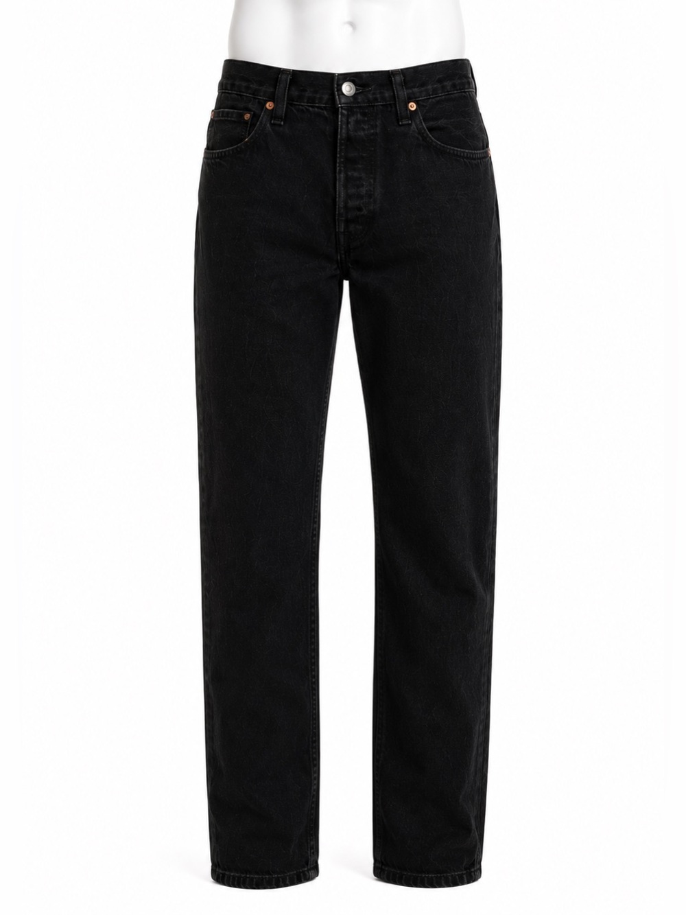 Size 32 Levi’s 501 Men’s Vintage Black Button Fly Straight Leg Y2K Jeans